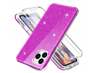 Husa pentru Apple iPhone 11 Pro Max, OEM, Shockproof Glitter Full Cover, Mov