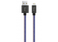 Cablu Date si Incarcare USB-A - Lightning Goui, 18W, 1m, Bleumarin G-8PINFASHIONJB