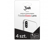Folie Protectie Camera spate 3MK pentru Apple iPhone 11 Pro Max, Plastic, Set 4 buc