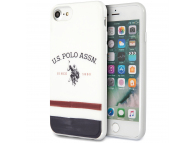 Husa TPU U.S. Polo Tricolore pentru Apple iPhone 7 / Apple iPhone 8 / Apple iPhone SE (2020) / Apple iPhone SE (2022), Alba USHCI8PCSTRB