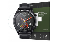 Folie Protectie Ecran HOFI pentru Huawei Watch GT, Sticla securizata, PRO+, Neagra