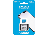 Card Memorie MicroSDXC KIOXIA Exceria (M203) cu Adaptor, 128Gb, Clasa 10 / UHS-1 U1 LMEX1L128GG2