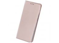 Husa Piele Ecologica OEM Smart Skin pentru Samsung Galaxy A42 5G, Roz Aurie