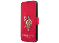Husa pentru Apple iPhone 12 Pro Max, U.S. Polo, Embroidery Book, Rosie USFLBKP12LPUGFLRE