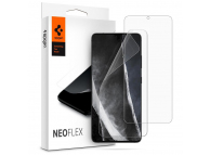Folie Protectie Ecran Spigen pentru Samsung Galaxy S21 Ultra 5G, Plastic, Neo Flex HD, Set 2 Bucati AFL02533