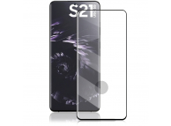 Folie Protectie Ecran DUX DUCIS pentru Samsung Galaxy S21 Ultra 5G, Sticla securizata, Full Face, Edge Glue, 9D, Neagra 