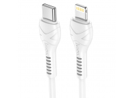 Cablu Date si Incarcare USB-C - Lightning HOCO X55 Trendy, 20W, 1m, Alb