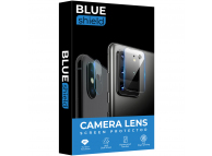 Folie Protectie Camera spate BLUE Shield Samsung Galaxy S21 5G, Sticla securizata, 0.15mm, 2.5D, 9H