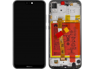 Display - Touchscreen Huawei P20 Lite, Cu Rama, acumulator si piese, Negru 02351VPR 