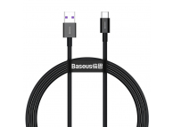 Cablu Date si Incarcare USB-A - USB-C Baseus Superior Series, 66W, 1m, Negru CATYS-01