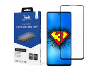 Folie de protectie Ecran 3MK HardGlass Max Lite pentru Samsung Galaxy A71 A715, Sticla securizata, Edge Glue, Neagra