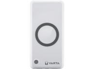 Baterie Externa Powerbank Varta Wireless, 10000 mA, Quick Charge 3.0 - Power Delivery (PD) - Fast Wireless, Alba 