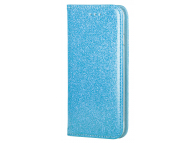Husa Piele Forcell SHINING Book pentru Samsung Galaxy A22 4G / Samsung Galaxy M22 4G, Bleu 