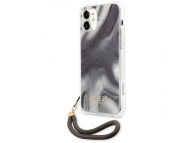 Husa Plastic - TPU Guess Marble pentru Apple iPhone 12 mini, Gri GUHCP12SKSMAGR 