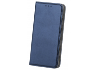 Husa Piele Ecologica OEM Smart Magnetic pentru Samsung Galaxy A22 5G, Bleumarin 