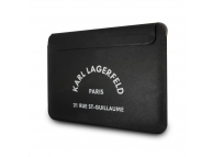 Husa Laptop Karl Lagerfeld RSG Logo Sleeve, pentru MacBook Air/Pro, Neagra KLCS133RSGSFBK 