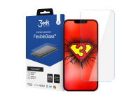 Folie Protectie Ecran 3MK FlexibleGlass pentru Apple iPhone 13 Pro Max, Sticla Flexibila, Full Glue, 7H 