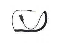 Cablu Audio Tellur Quick Disconect la Jack 3.5mm (4 pini), 2.95m, Negru TLL416002 