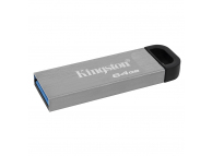 Memorie Externa Kingston DT Kyson, 64Gb, USB 3.2, 200MB/s, Argintie DTKN/64GB 