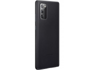 Husa Telefon Samsung Galaxy Note 20 N980, Leather Cover, EF-VN980LBE, Neagra, Resigilat 