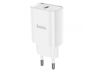 Incarcator Retea USB HOCO N14, Quick Charge, 20W, 1 X USB Tip-C, Alb 