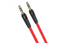 Cablu Audio 3.5 mm la 3.5 mm Borofone BL6, 1 m, AUX, TRS - TRS, Rosu