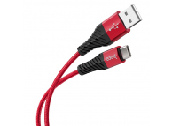 Cablu Date si Incarcare USB la USB Type-C HOCO X38 Cool, 1 m, Rosu 