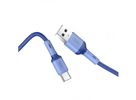 Cablu Date si Incarcare USB la USB Type-C HOCO X65 Prime, 1 m, 2.4A, Bleu 