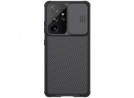 Husa Plastic - TPU Nillkin CamShield Hard pentru Samsung Galaxy S21 Ultra 5G, Neagra 