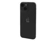 Husa pentru Apple iPhone 13, Nevox, Fibra Carbon LogoWindow, Neagra