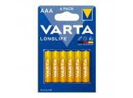 Baterie Varta Longlife 4103, AAA / LR3, Set 6 bucati