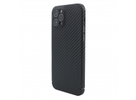 Husa Fibra Carbon Nevox pentru Apple iPhone 13 Pro, Magnet Series, Neagra 