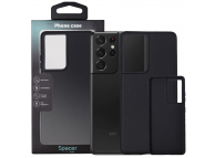 Husa TPU Spacer pentru Samsung Galaxy S21 Ultra 5G, 1.5mm, Neagra SPPC-SM-GX-S21U-TPU 