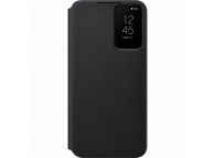 Husa pentru Samsung Galaxy S22+ 5G S906, S-View Flip Cover, Neagra EF-ZS906CBEGEE