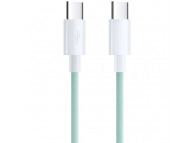 Cablu Date si Incarcare USB Type-C la USB Type-C SiGN Boost, 2 m, 3A, Verde SN-AUSBCG2M 