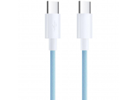 Cablu Date si Incarcare USB Type-C la USB Type-C SiGN Boost, 2 m, 3A, Albastru SN-AUSBCB2M 