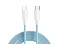 Cablu Date si Incarcare USB Type-C la USB Type-C SiGN Boost, 2 m, 60W, Albastru SN-CUSBCB2M 