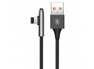 Cablu Date si Incarcare USB la Lightning SiGN Gaming, 1.2 m, 3A, Forma L, Negru SN-M91K 