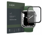 Folie Protectie HOFI PRO+ pentru Apple Watch 41mm Series, Sticla Securizata, Neagra HOFI160BLK