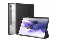 Husa Tableta Piele - Poliuretan DUX DUCIS Toby pentru Samsung Galaxy Tab S7+ / Samsung Galaxy Tab S7 FE, cu suport Pencil, Neagra 