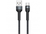 Cablu Date si Incarcare USB la USB Type-C Remax RC-124a, 1 m, 2.4A, Negru 
