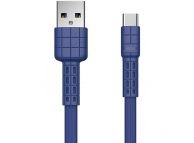 Cablu Date si Incarcare USB la USB Type-C Remax RC-116a, 1 m, Bleumarin