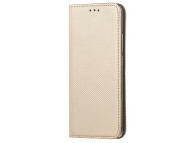 Husa Piele Ecologica OEM Smart Magnet pentru Samsung Galaxy M52 5G, Aurie 