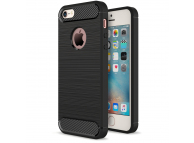 Husa TPU OEM Carbon pentru Apple iPhone 5 / Apple iPhone 5s, Neagra 