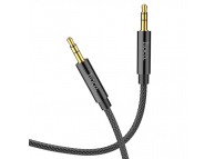 Cablu Audio 3.5 mm la 3.5 mm HOCO UPA19 AUX, 1 m, Negru 