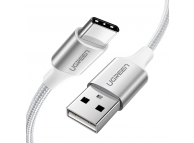 Cablu Date si Incarcare USB la USB Type-C UGREEN US288, 2 m, 3A, Alb 
