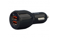 Incarcator Auto USB Spacer, Quick Charge, 2 X USB, Negru SP-QC-30 
