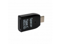 Cititor Card USB Type-C Spacer, Negru SPCR-307 