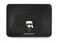 Husa Laptop Karl Lagerfeld Saffiano, Ikonik Sleeve, 13/14 inci, Neagra KLCS14PISFBK