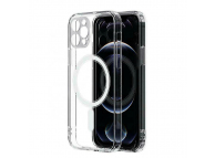 Husa TPU OEM MagSafe Magnetic Antisoc pentru Apple iPhone 13, Transparenta 